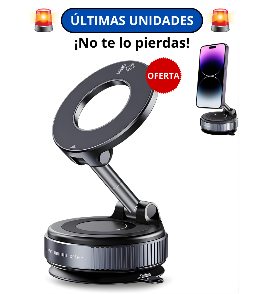 📱Soporte Magnético Multifuncional - Para múltiples dispositivos y espacios