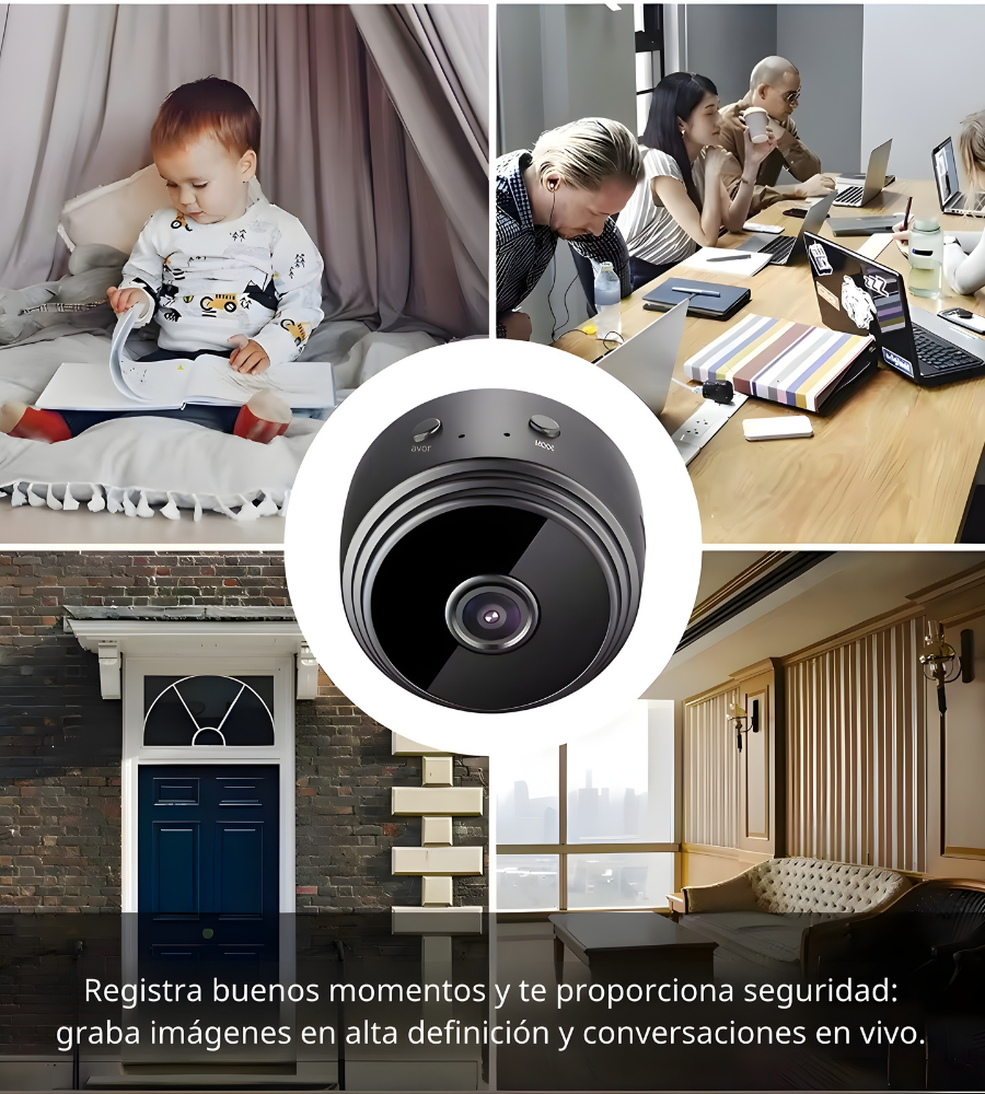 📹👁️Mini Cámara de Seguridad Portátil - Seguridad Discreta 24/7