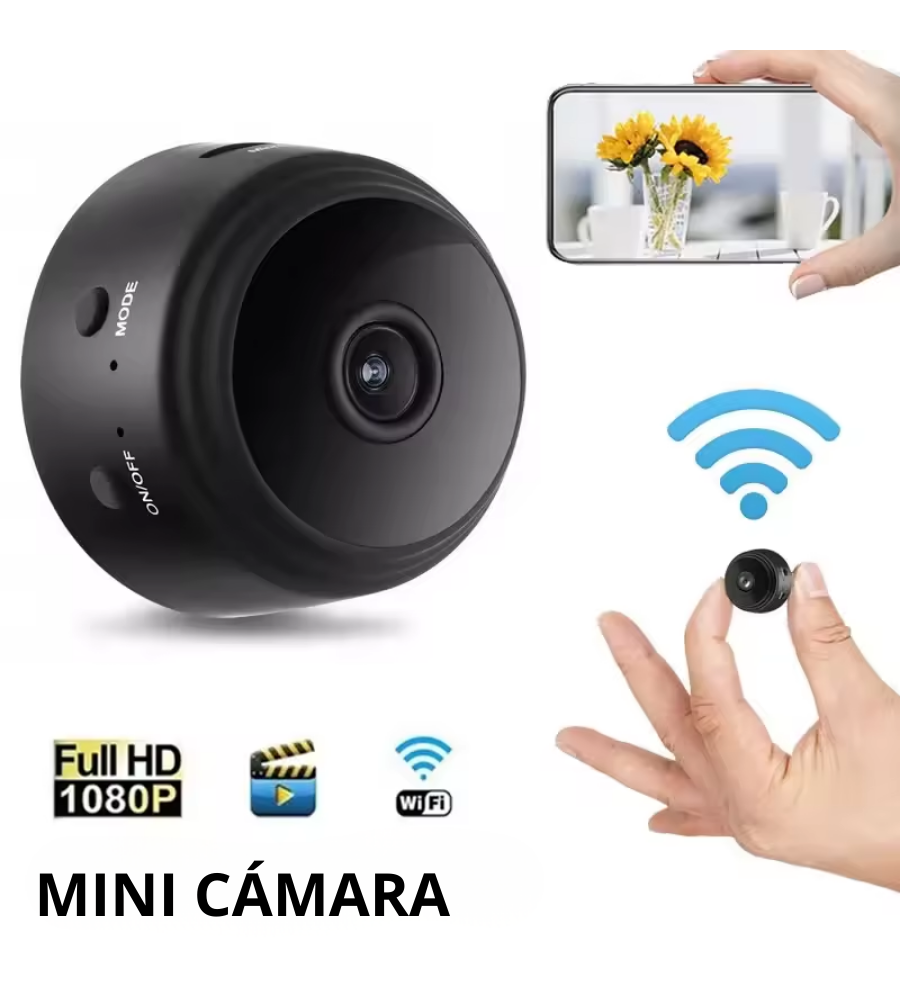 📹👁️Mini Cámara de Seguridad Portátil - Seguridad Discreta 24/7