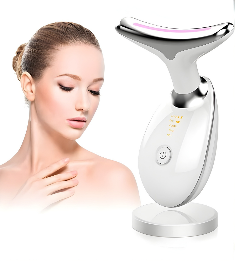 ✨😌✨ Masajeador Facial y de Cuello - Relaja, Reafirma y Revitaliza tu Rostro