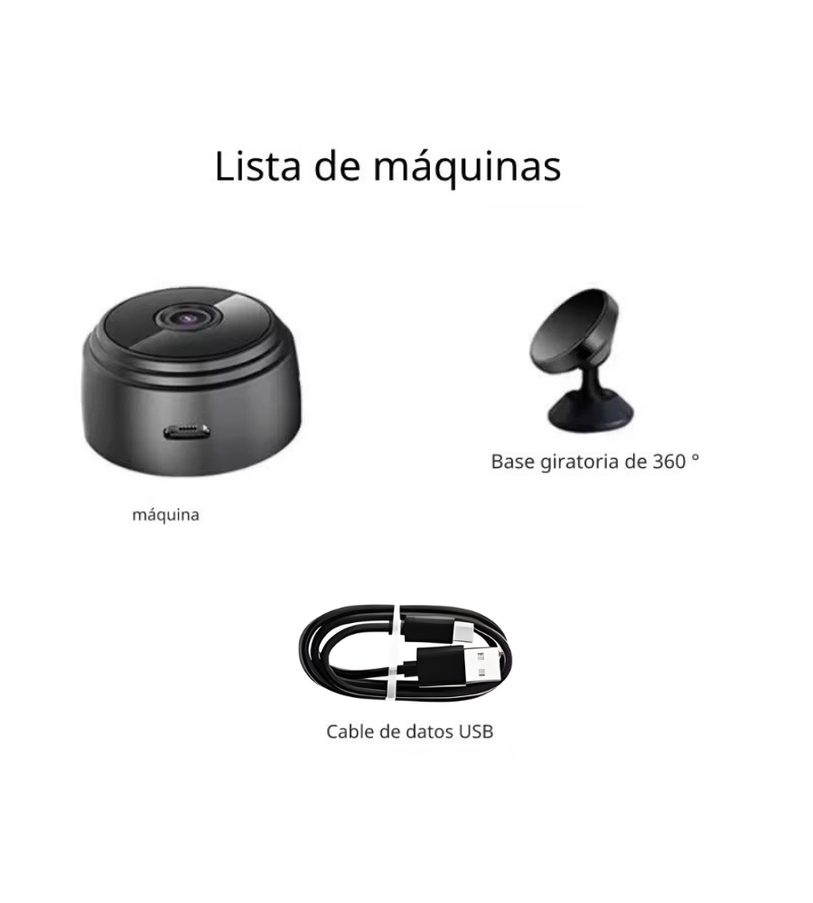 📹👁️Mini Cámara de Seguridad Portátil - Seguridad Discreta 24/7