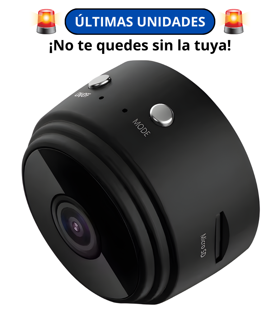 📹👁️Mini Cámara de Seguridad Portátil - Seguridad Discreta 24/7